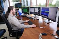 Mgr Micha&#322; Durjasz spent several months observing the masers from the OH molecule