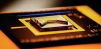 A semiconductor chip ion trap