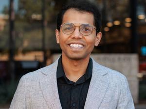University of Houston Presidential Frontier Faculty Fellow Akash Gupta, assistant professor of Chemical and Biomolecular Engineering and Cancer Prevention and Research Institute of Texas Scholar