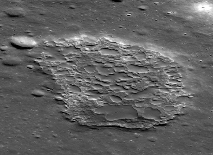The Moon's Ina Caldera