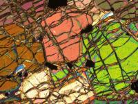 Thin Section of the 3,8 Billion-Year-Old Mantle Rock from Southwestern Greenland