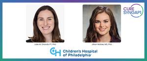 Julie Orlando and Jillian McKee, Co-PIs for CURE SYNGAP1 Remote Developmental Assessments Grant