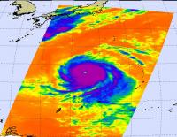 NASA Eyeing Melor's Icy Thunderstorm Cloud Tops