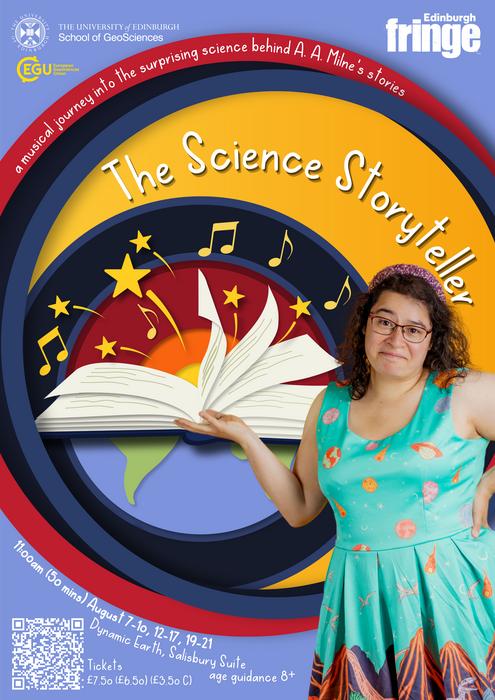 The Science Storyteller is a family musical about seismology based on real research from the University of Edinburgh