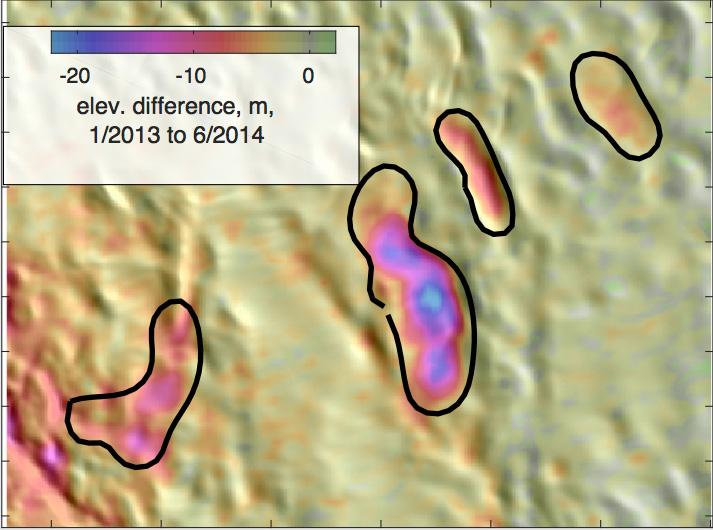 Subglacial Lakes Map