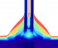 Contact Angle Between Drop and Solid Surface
