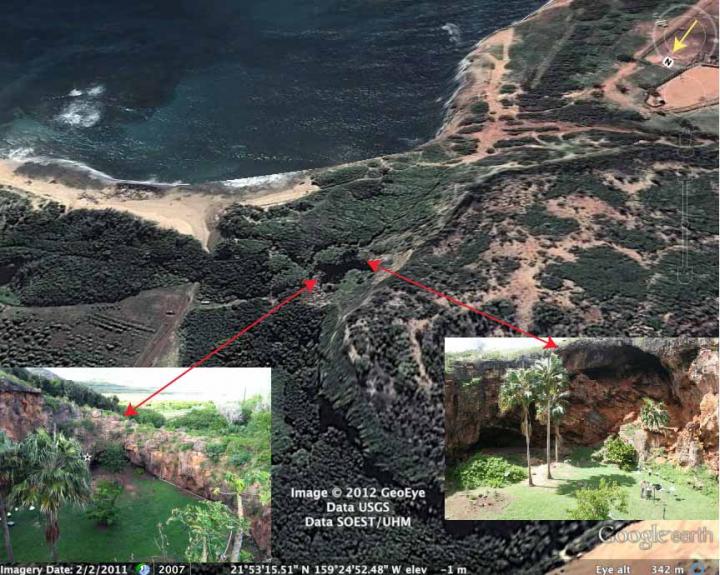 Paleotsunami Deposit in Hawai'i