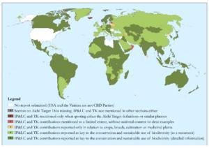 Self-reporting by governments on IP&LC and TK contributions