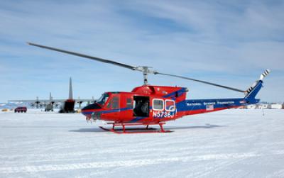 A US Antarctic Program Helicopter
