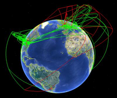 Supramap on Google Earth