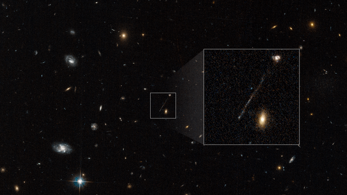 RUNAWAY BLACK HOLE NEAR RCP28
