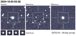 Discovery image that the Kilonova Seekers volunteers first saw of GOTO0650