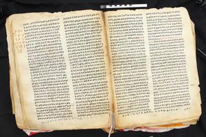 The 15th-century sacred books of Ethiopian Jewry from the Faitlovitch Collection at the Sourasky Central Library, TAU.