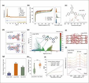 Hydrogen‑bond network and pore‑microenvironment modulation of urea‑COF