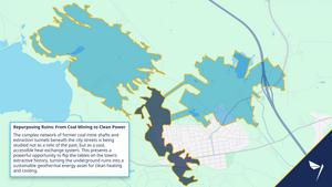 Cumberland mine system map