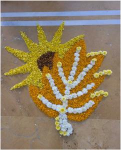 Pookalam art work