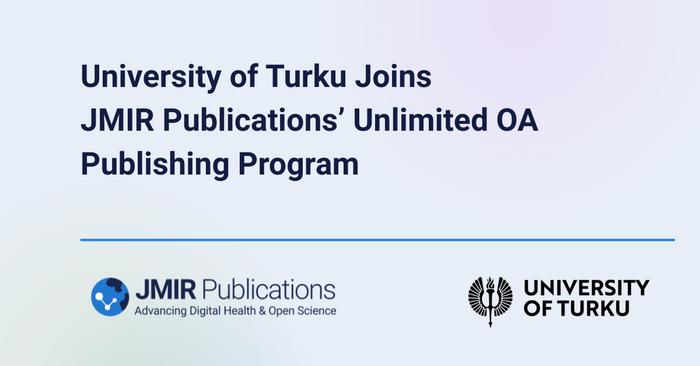 JMIR Publications Partners with the University of Turku for Unlimited OA Publishing