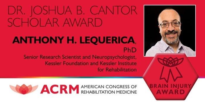 Anthony Lequerica, Kessler Foundation