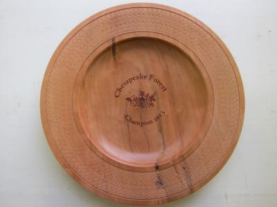 2013 Forest Champion Lifetime Achievement Award Wooden Bowl