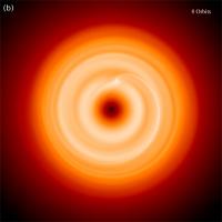 Protoplanetary Disc with An Orbiting Planet