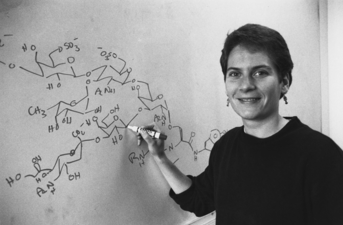 Carolyn Bertozzi as a young professor at UC Berkeley