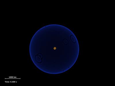 A Star Begins to Explode