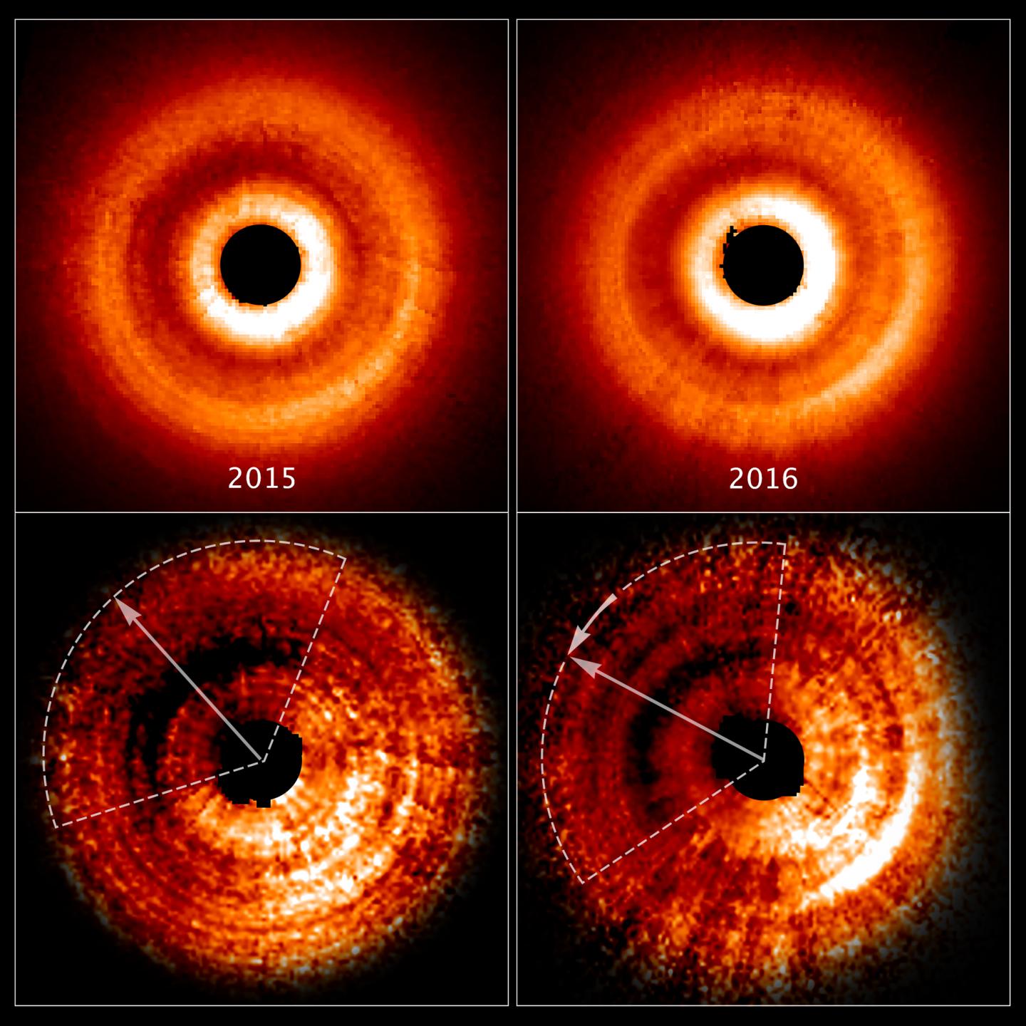 Two Views of a Planet's 'Shadow'