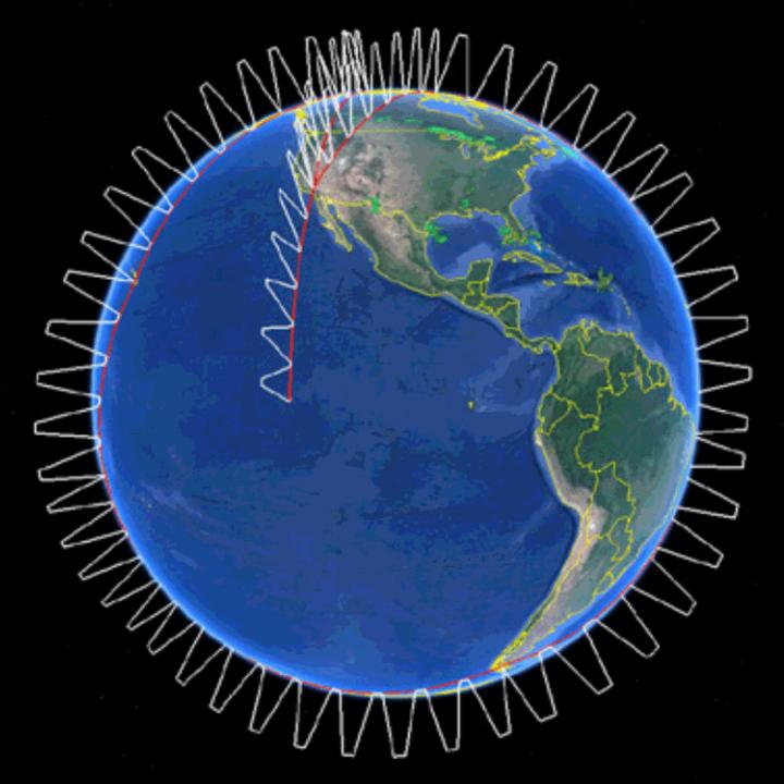 ATom Flights Sampled the Atmosphere Continuously from near Sea Level to about 12 Km