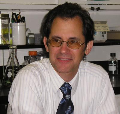 Ronald A. Sherman in His Laboratory
