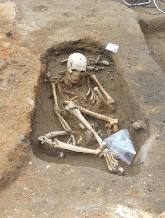 Burial site at Pendik Höyük, Istanbul, Turkey