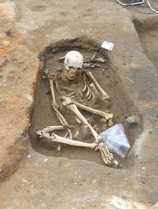 Burial site at Pendik Höyük, Istanbul, Turkey