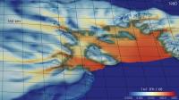 Simulation of Glacier Retreat in the Filchner-Ronne Ice Shelf Over Three Centuries