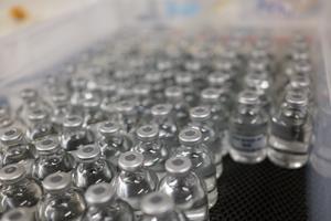 Xin SUn's sampling bottles