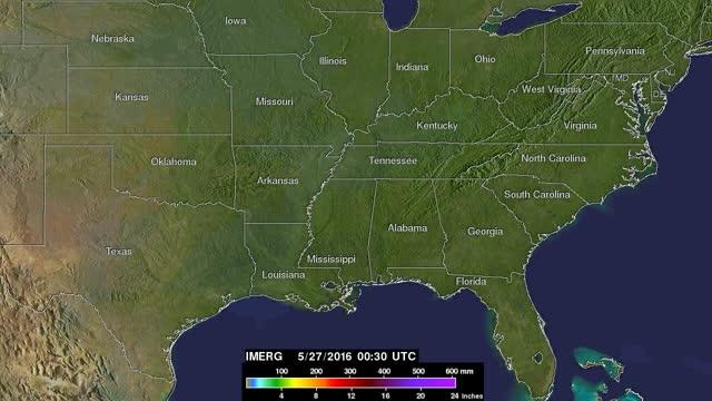 IMERG Video of the Flooding in Texas