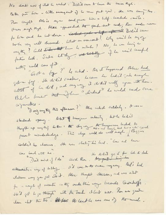 5th page of Alan Turing's short story - Alec and Ron meet.