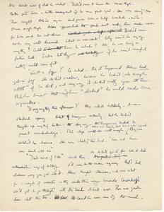 5th page of Alan Turing's short story - Alec and Ron meet.