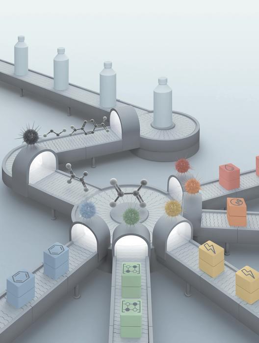 Microbial assembly line