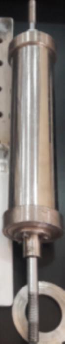 Cylinder filled with steel
