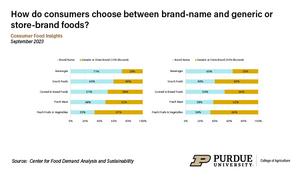 Consumer choices regarding brand names and generic or store-brand foods