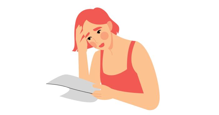 Anxious student