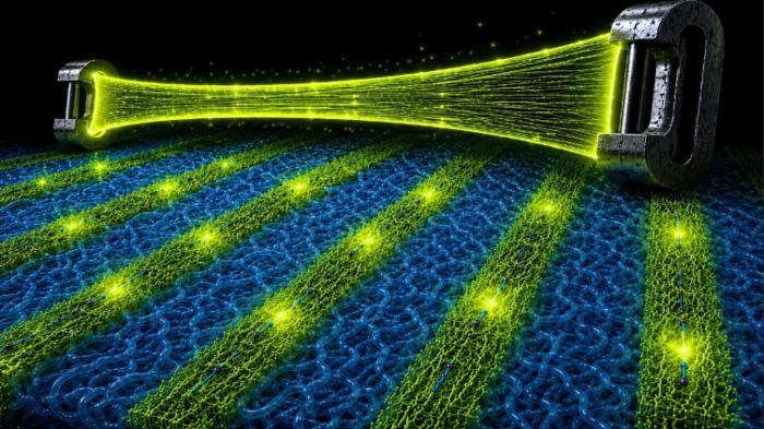 Making mechanical stress visible in polymers