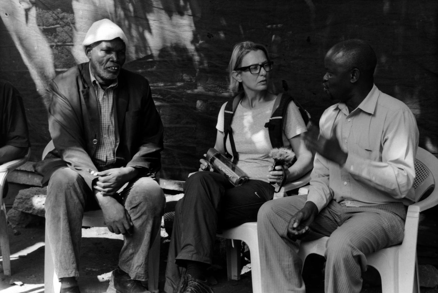 Adrian Parr in Nairobi, Africa.