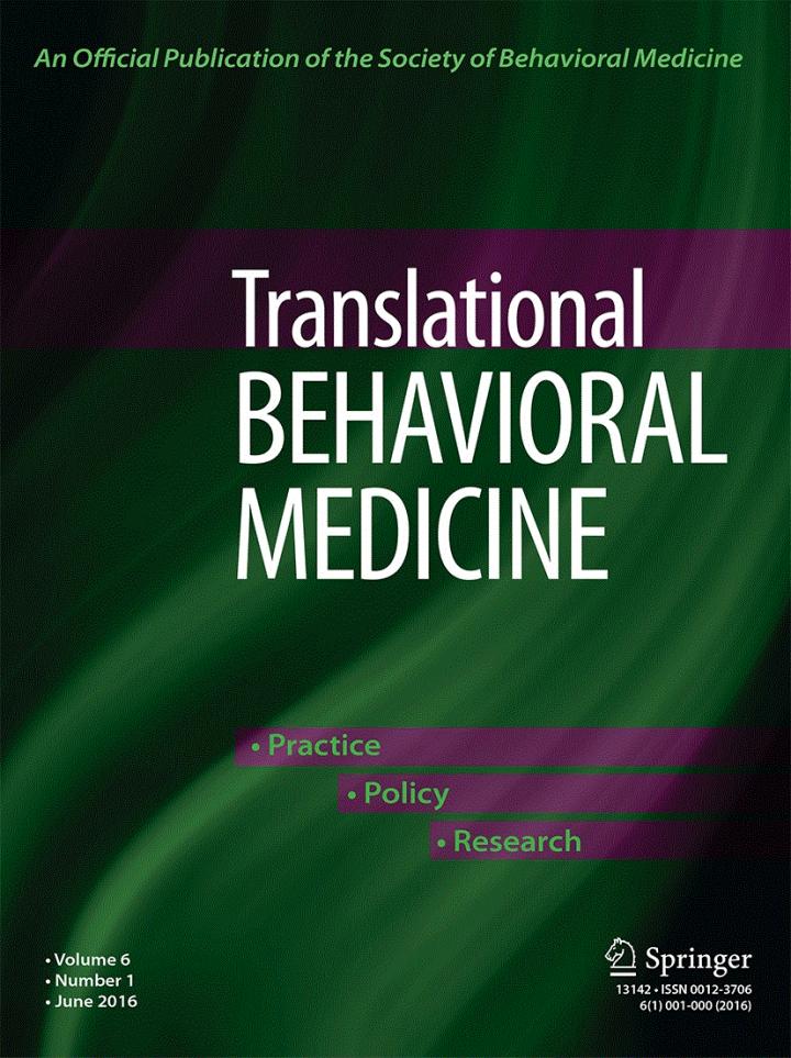 <em>Translational Behavioral Medicine</em>