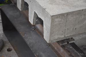 Steel and recycled concrete slabs