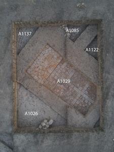 Room with brick floor in Area A