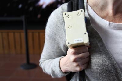 CitiSense Sensor Worn by a User