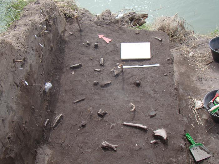 Excavation area at the Zoko Andi 1 archaeological site (eastern Pampa-Patagonia transition)