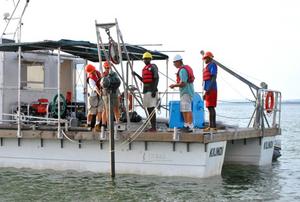 Research Vessel on Lake Turkana