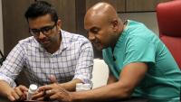 Dr. Brahmbhatt and Dr. Sijo Parekattil