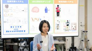 Assistant Professor Miyauchi explains her research and its applications